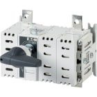 EATON INDUSTRIES - Sezionatore di carico DC 160A 2P, 2 NA, 2 Contatto NC, maniglia rotativa grigia, Da incasso in sistemi di distribuzione modulare.
