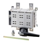 EATON INDUSTRIES - Sezionatore di carico DC 1000A, 2 poli, 1 NA, 1 NC, maniglia rotativa grigia, comando rinviato ALB MET 300.