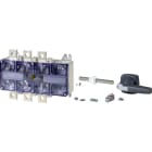 EATON INDUSTRIES - Sezionatore di potenza DMV 400A 4 poli con funzione di arresto e manopola grigia, completo di albero metallico per 400mm di profondità del quadro e foro p.