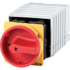 EATON INDUSTRIES - T5B Interruttore speciale, 63 A, montaggio a incasso, 7 Unità costruttiva/e, Funzione di arresto d'emergenza, con maniglia rotativa rossa e anello.