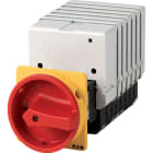 EATON INDUSTRIES - T5B Interruttore speciale 63 A a comando rinviato 7 Unità costruttiva Funzione di arresto d'emergenza con maniglia rotativa rossa e anello di SOND*/V/SVB COMMUTATORE SPECIALE.