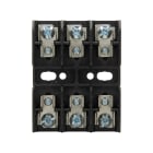 EATON INDUSTRIES - Blocco portafusibile, bassa tensione, 30 A, AC/DC 480 V, 61x31x76 mm, 3P, UL/CSA, morsetto a vite BG3033S FUSEBLOCK WAS 2967.