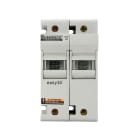 EATON INDUSTRIES - Portafusibile a bassa tensione 30 A AC/DC 600 V 200 kA 65x72x117 mm J 2P UL CSA con indicatore al neon guida DIN 35 mm realizzazione CH30J2I 30AJ. CH30J2I