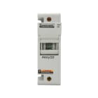 EATON INDUSTRIES - Portafusibile 60A, bassa tensione, AC/DC 600V, 200kA, 40x83x125mm, J, 1P, UL, CSA, indicatore al neon, guida DIN 35mm, realizzazione CH60J1I single.