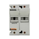EATON INDUSTRIES - Portafusibile bassa tensione 60A AC/DC 600V 200kA 80x83x125mm J 2P UL CSA guida DIN 35mm CH60J2 Modulear Fuseholder 2 Pole