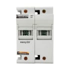 EATON INDUSTRIES - Portafusibile a bassa tensione 60A AC/DC 600V 200kA 80x83x125mm J 2P UL CSA con indicatore al neon e guida DIN 35mm. CH60J2I