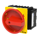 EATON INDUSTRIES - Interruttore generale P3, 80 A, da incasso, 4 poli, forma EA/SVB, colore rosso, azionamento rotativo di accoppiamento porta, HI11.