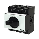 EATON INDUSTRIES - Interruttore P3, 80 A, montaggio quadro distribuzione servizio, 3 poli, forma IVS, colore nero, maniglia corta P3-80/IVS.