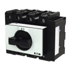EATON INDUSTRIES - Interruttore P3-80, 80 A, montaggio quadro distribuzione servizio, 4 poli, forma IVS, nero, maniglia corta, HI11.