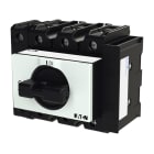 EATON INDUSTRIES - Interruttore P3-80, 80 A, montaggio quadro distribuzione servizio, 4 poli, forma IVS, nero, maniglia corta, HI11.