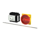 EATON INDUSTRIES - Interruttore generale P3, 80 A, a comando rinviato, 3 poli, forma M4/SVB, colore rosso, azionamento rotativo di accoppiamento porta, HI11 P3-80/M4/SVB/HI11.