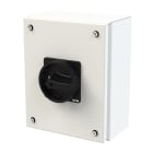 EATON INDUSTRIES - Interruttore generale P3, 80 A, montaggio a vista, 4 poli, forma SE, colore nero, azionamento rotativo di accoppiamento porta P3-80/SE3/SVB-SW/N.