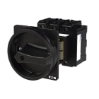 EATON INDUSTRIES - Interruttore generale P3, 80 A, a comando rinviato, 3 poli, forma V/SVB, colore nero, azionamento rotativo di accoppiamento porta, HI11 P3-80/V/SVB-SW/HI11