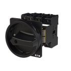 EATON INDUSTRIES - Interruttore generale P3, 80 A, a comando rinviato, 4 poli, forma V/SVB, colore nero, azionamento rotativo di accoppiamento porta P3-80/V/SVB-SW/N.
