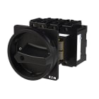 EATON INDUSTRIES - Interruttore generale P3, 80 A, a comando rinviato, 4 poli, forma V/SVB, colore nero, azionamento rotativo di accoppiamento porta, HI11.