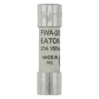 EATON INDUSTRIES - Cartuccia fusibile FWA-20A10F, corsa rapida, 20A, 150V AC/DC, 10x38mm, aR, UL.