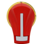 EATON INDUSTRIES - Maniglia H4X-05R, 1, 3R, 4, 4X, 12, Rosso Pistola.