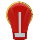 EATON INDUSTRIES - Maniglia H4X-05R, 1, 3R, 4, 4X, 12, Rosso Pistola.