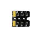 EATON INDUSTRIES - Blocco portafusibile, bassa tensione, 30A, 600V AC, 3P, UL. Classe J, portafusibile 600V30A-LUG, 3 poli.