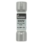 EATON INDUSTRIES - Cartuccia fusibile a bassa tensione 15A AC/DC 600V 10x38mm integrata UL CSA KLM-15 LIMITRON FAST ACTING FUSE.