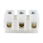 EATON INDUSTRIES - Gruppo morsetti bassa tensione 175A AC 600V 79.4x44.5x44.5 3P UL tipo perno su NC3-WH term block white.