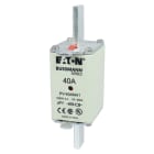 EATON INDUSTRIES - Cartuccia fusibile extra-rapido 40A 1000V DC NH1 PV gPV UL IEC indicatore doppio linguette impugnatura sotto tensione SIZE 1 DU.