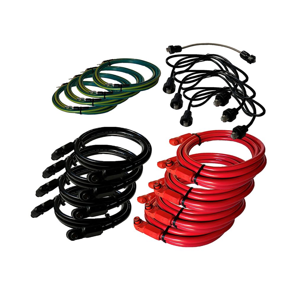 EATON INDUSTRIES - Kit cavi XST Hybrid 1P per 4 batterie.