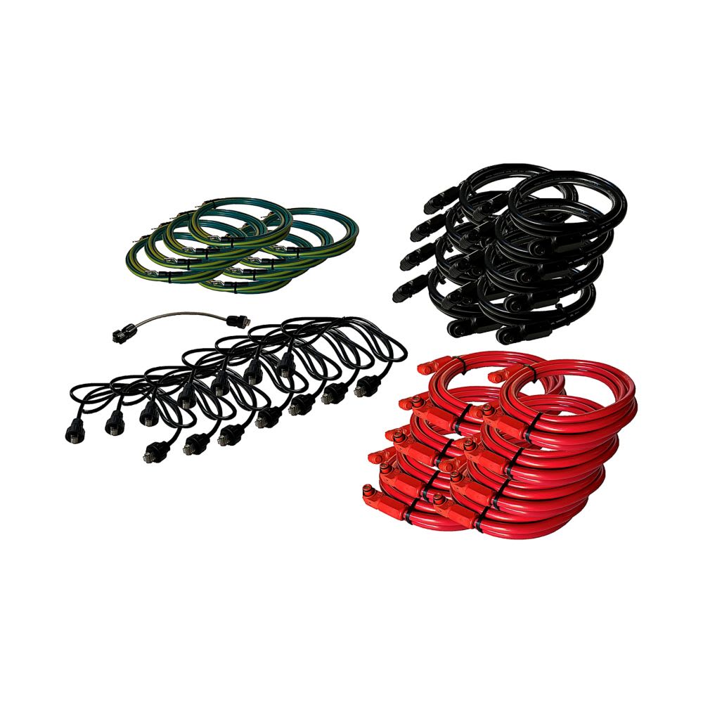 EATON INDUSTRIES - Kit cavi 8 batterie XST Hybrid 3P - 3PH XST-Hybrid, 8 cavi per batterie.