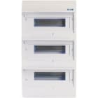 EATON INDUSTRIES - Quadro distribuzione compatto ECO, a vista, 3 file, 12 unità passo, IP40, BC-O-3/36-TW-ECO CENTR. PAR. P/C.IP40 36.