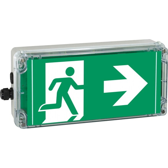 EATON INDUSTRIES - EXIT LED 2 V CG-S/L,ISO7010 (ZONE 2 E 22