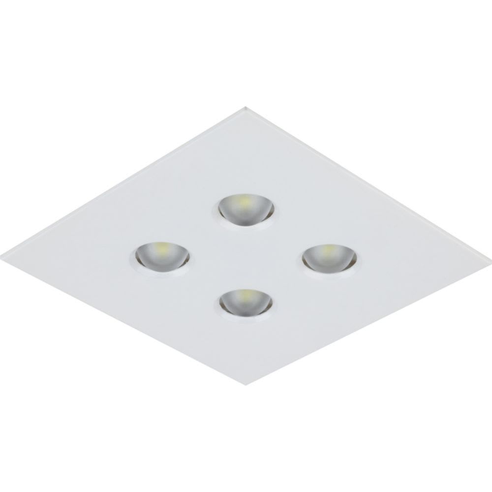 EATON INDUSTRIES - 3604.1 LED CG-S QUADRATO 80X80MM BIANCO