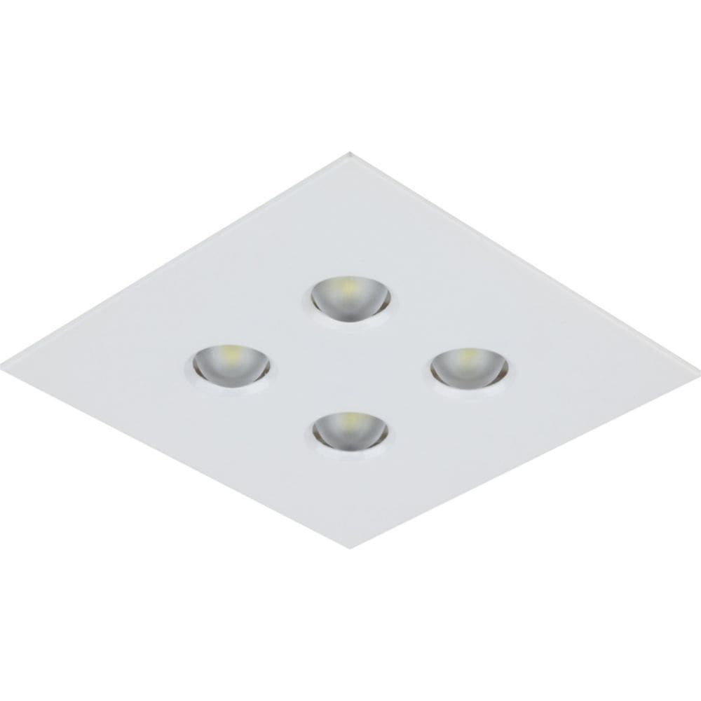 EATON INDUSTRIES - 3604.1 LED CG-S QUADRATO 80X80MM BIANCO