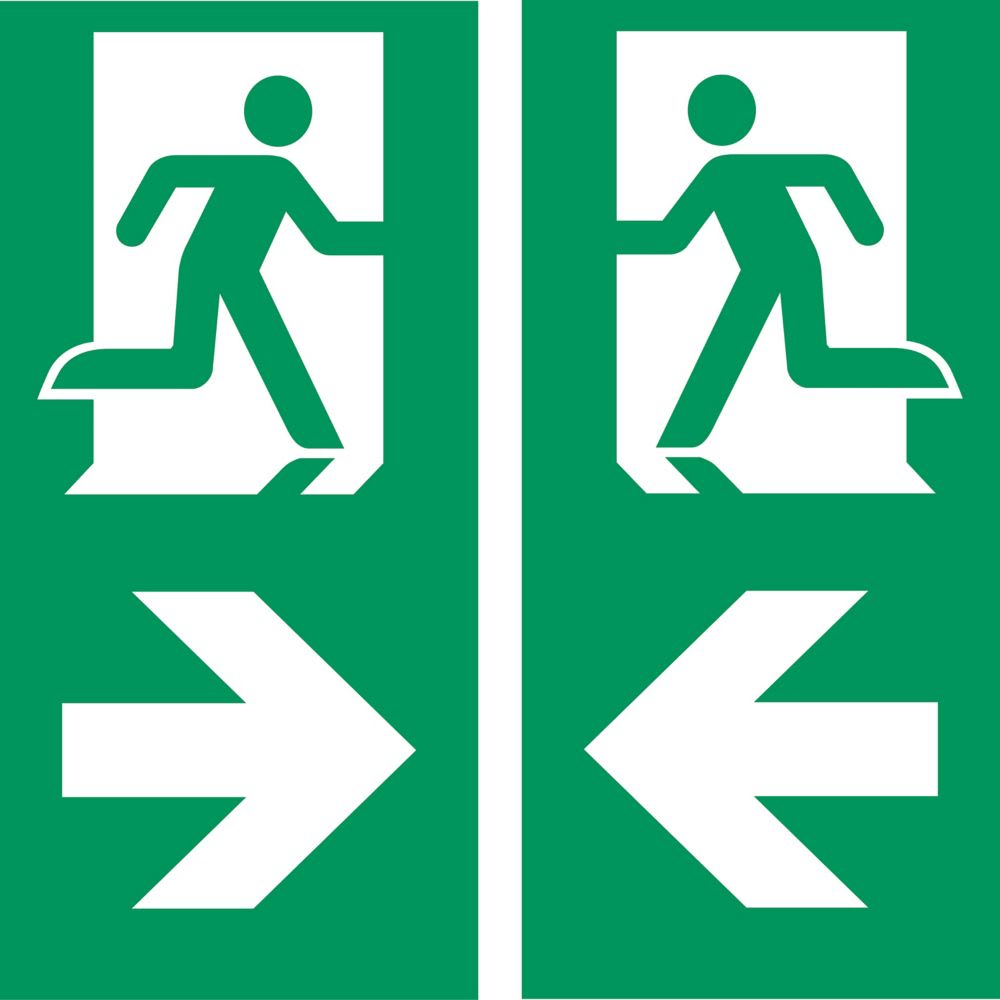 EATON INDUSTRIES - PANNELLO LED SX/DX-W, ISO7010, 20 M
