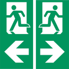 EATON INDUSTRIES - PANNELLO LED SX/DX-R, ISO7010, 30 M