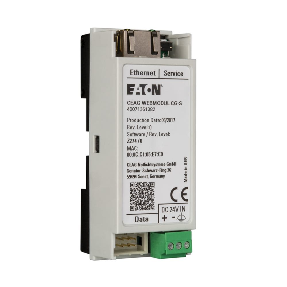 EATON INDUSTRIES - NUOVO MODULO WEB PER CENTRALE ZB-S