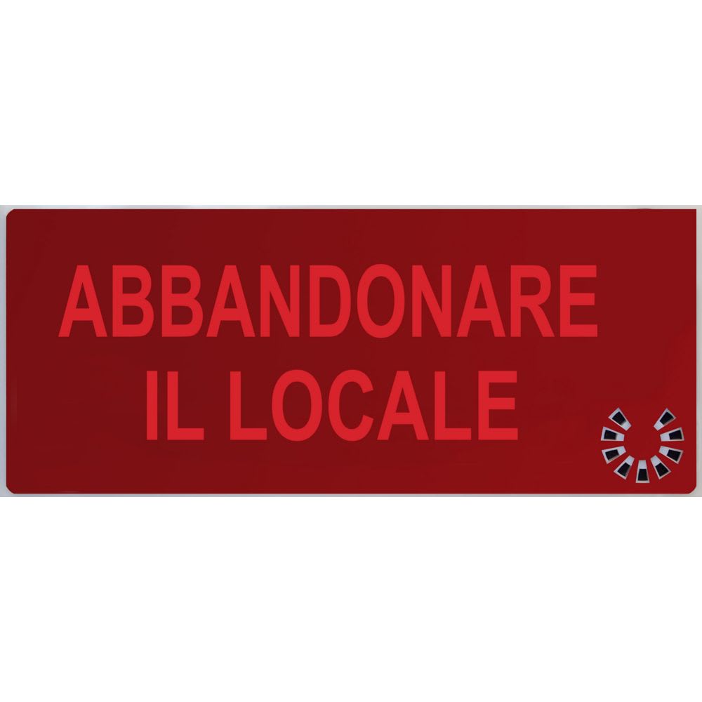 EATON INDUSTRIES - DICITURA 5955 'ABBANDONARE IL LOCALE'