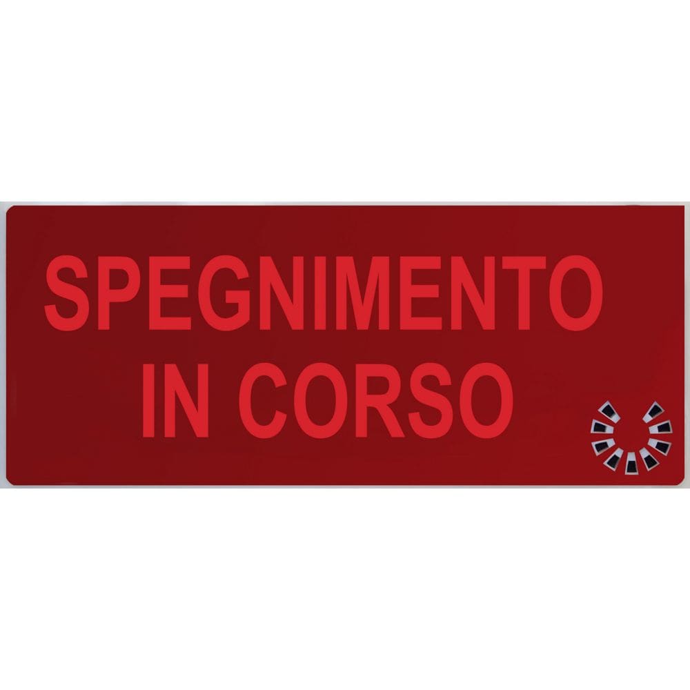 EATON INDUSTRIES - DICITURA 5955 'SPEGNIMENTO IN CORSO'