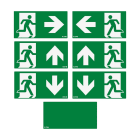 EATON INDUSTRIES - PANN.BIFACC. IP65 30M CON SET PITTOGRAMM