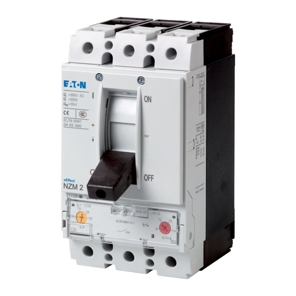 EATON INDUSTRIES - Interruttore automatico a 3 poli 40A protezione motore NZMS2-M40.