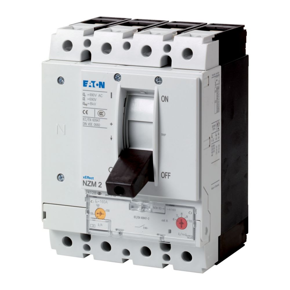 EATON INDUSTRIES - Interruttore automatico a 4 poli, 300A per protezione impianti elettrici.