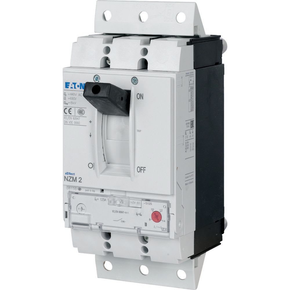 EATON INDUSTRIES - Interruttore automatico 160A 3P protezione solo magnetica estraibile senza striscia bimetallica.
