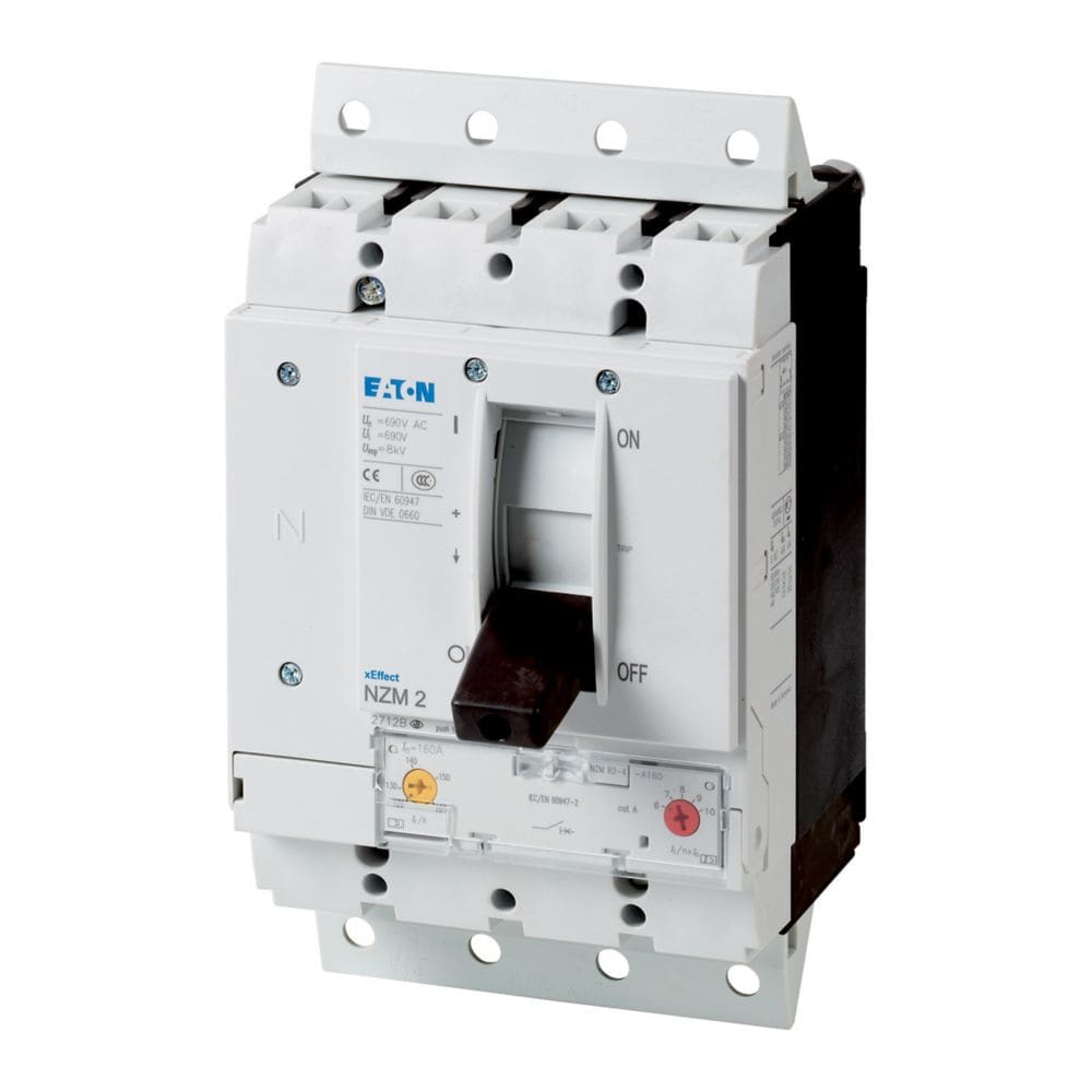 EATON INDUSTRIES - Interruttore automatico a 4 poli 250A, protezione di sistema/cavo, dispositivo estraibile.