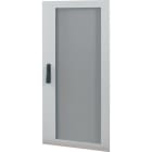 EATON INDUSTRIES - Porta trasparente in lamiera di metallo, meccanismo di blocco a 3 punti con maniglia a clip verso il basso, cerniera destra, IP55, dimensioni 1530x1000x1.