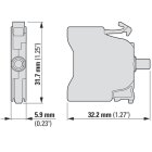 EATON INDUSTRIES - PDGXXA CONTATTO AUX NA