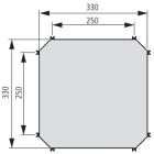 EATON INDUSTRIES - M-CI44 PIASTRA DI MONT. ACCIAIO ZINCATO