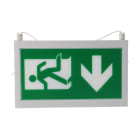 EATON INDUSTRIES - PANNELLO LED SX/DX-R, ISO7010, 20 M