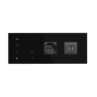 EELECTRON - 9025 BEDSIDE PANEL-2 PRESE-SIN.NERO