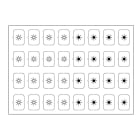 EELECTRON - FOGLIO ICONE-SET F-BIANCO-32 ICONE