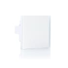 EELECTRON - PULS. 55X55 4CH + TERM. - BIANCO COMPL