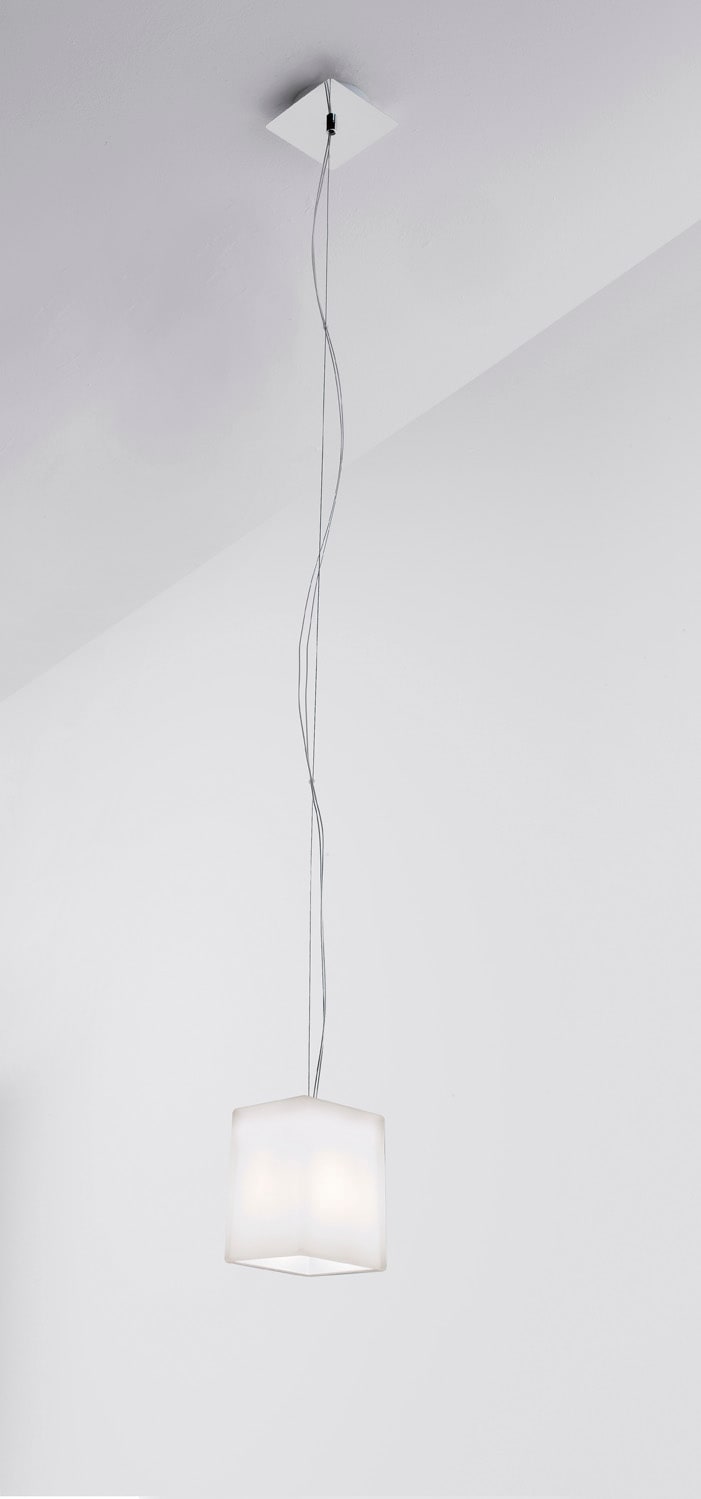 EGOLUCE - SOSP. ALEA G9 VETRO LATTIMO